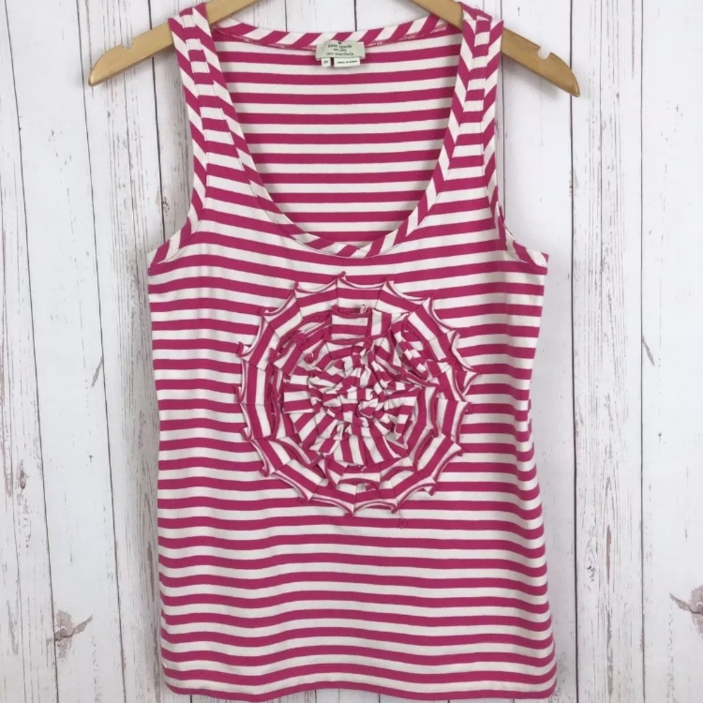Kate Spade Womens Pink Striped Live Colorfully